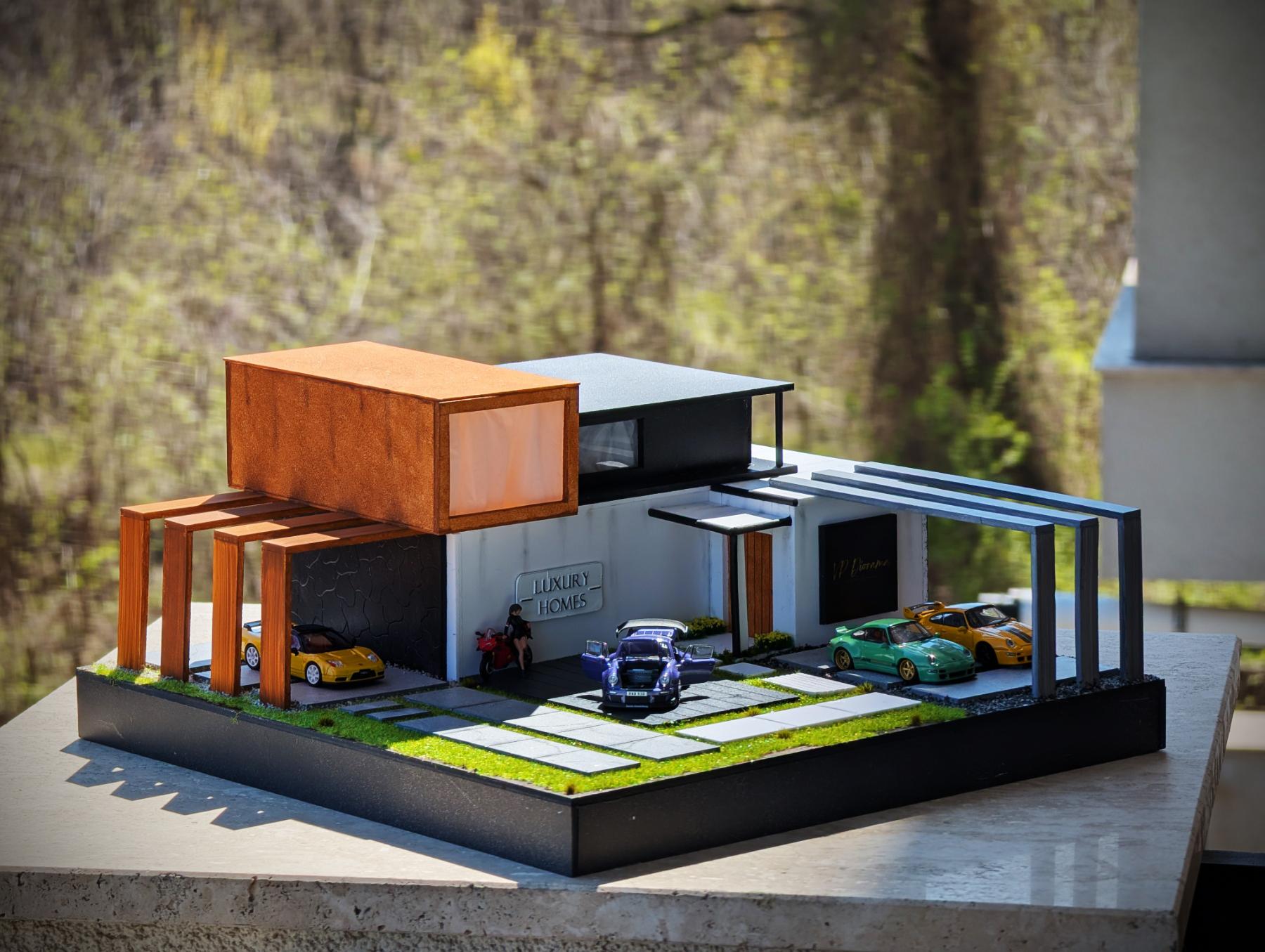 "Luxury Homes" Diorama