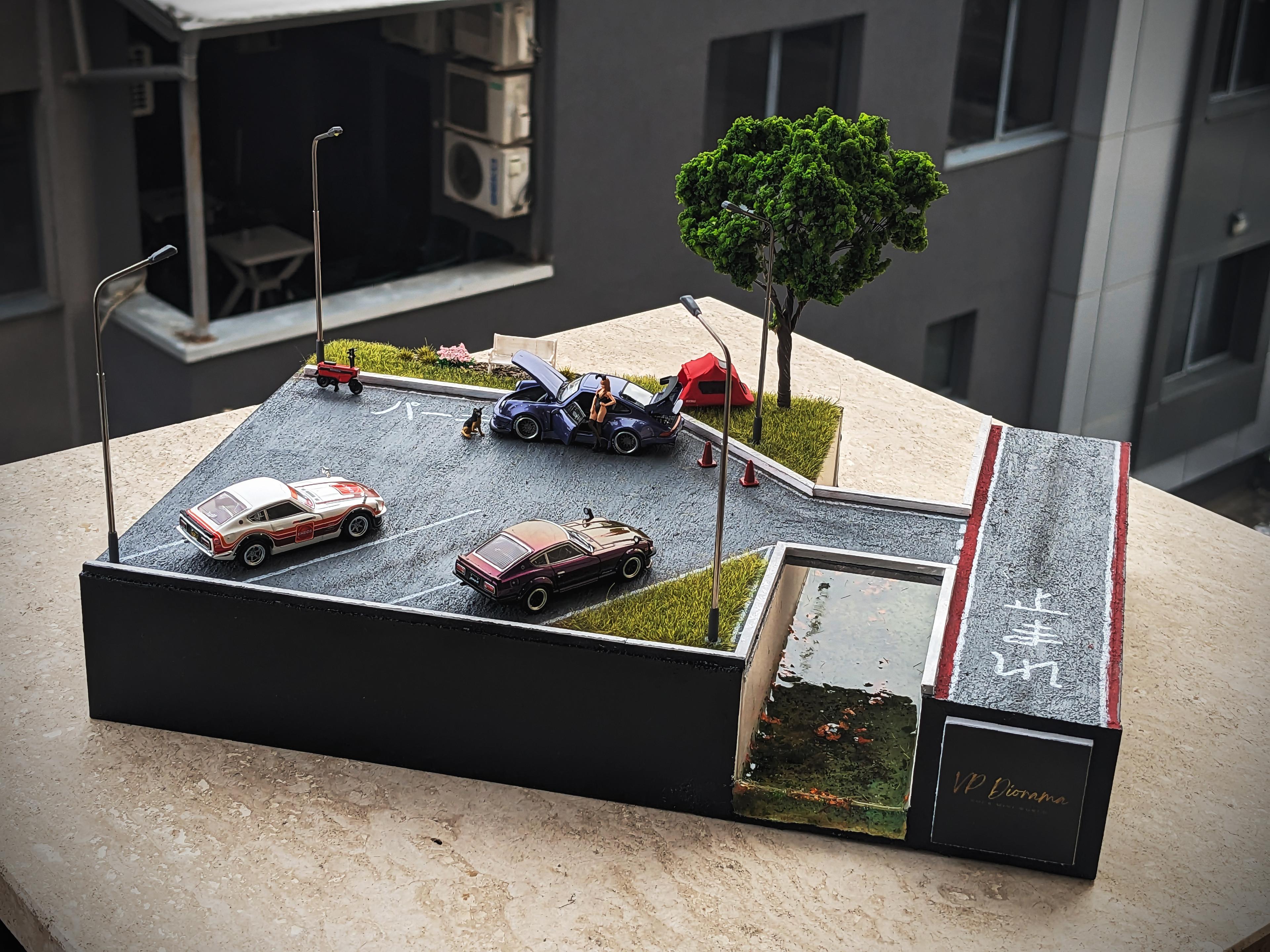 "Canal Crossing" Diorama